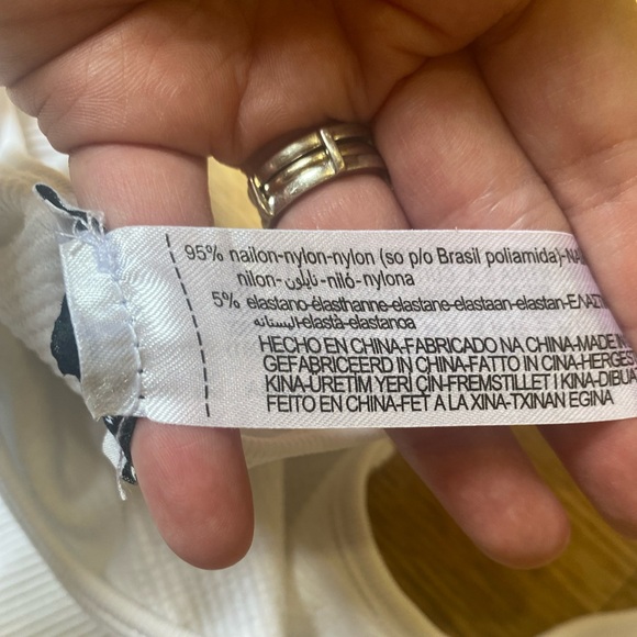 ZARA leotard/ bodysuit white size xsmall EUC - Picture 9 of 10